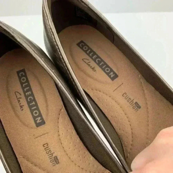 Clarks collection soft cushion heels 6 36 bronze - Picture 7 of 8